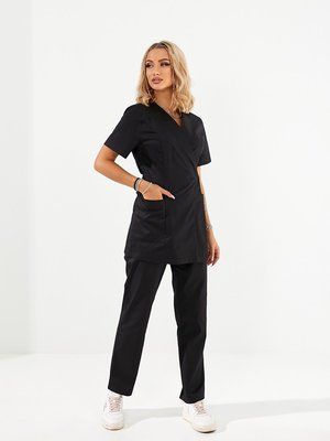Женский медицинский костюм Modern Black 1459-1 фото