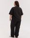 Медичний костюм жіночий Чикаго чорний +SIZE 628-321-996 фото 7
