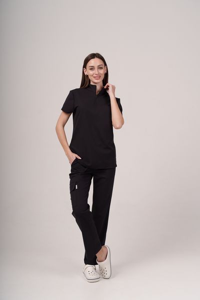 Жіночий медичний костюм Cargo Black 8592752 фото
