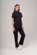 Жіночий медичний костюм Cargo Black 8592752 фото 1