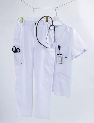 Медицинский мужской костюм Мадрид белый 2000000157313 фото
