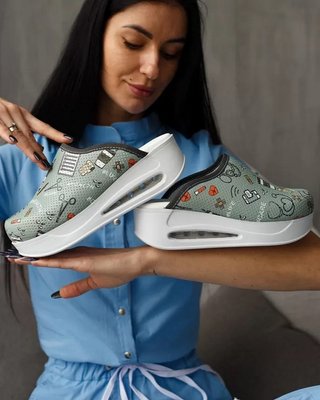 Взуття медичне жіноче сабо Health Olive з підошвою AirMax 1704724195 фото