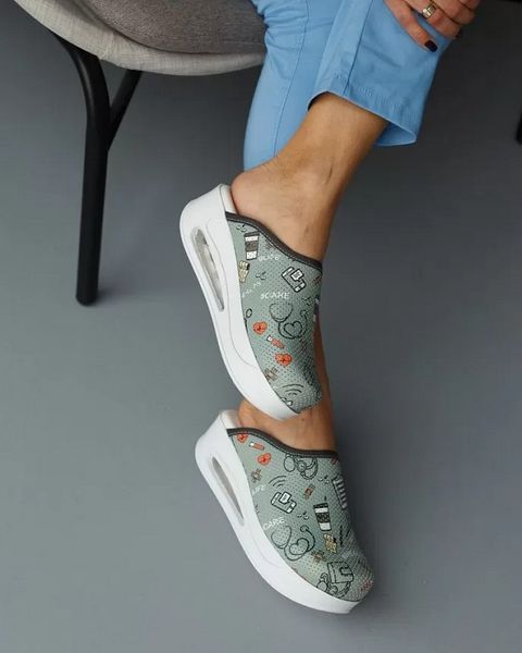 Взуття медичне жіноче сабо Health Olive з підошвою AirMax 1704724195 фото