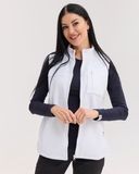 Медицинская жилетка женская флисовая Говерла белая 601-324-881 фото