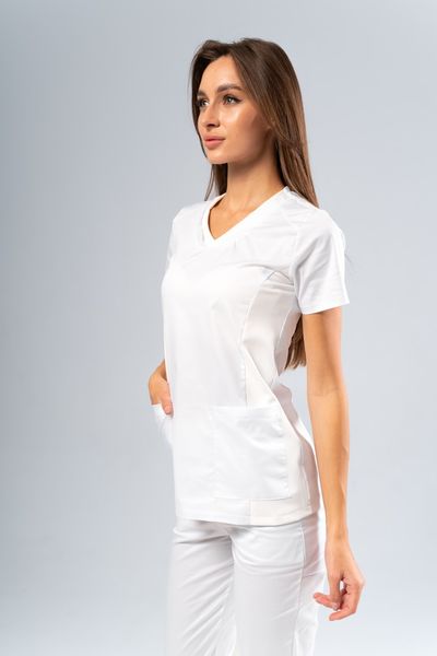 Жіночий медичний костюм Elastic White 4659635S фото