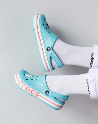 Взуття медичне Crocs Bayaband Ice Blue Melon 300406-1 фото
