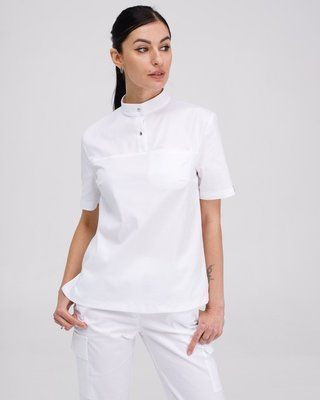 Медицинский женский костюм Денвер белый 429-324-679 фото