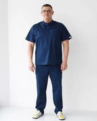 Медицинский костюм мужской Денвер темно-синий +SIZE 426-308-679 фото