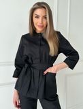 Женский медицинский костюм Elegant Black 1461-0 фото