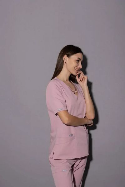 Жіночий медичний костюм Chic попеляста троянда 3232531452 фото