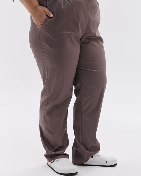 Медичний костюм жіночий Кейптаун какао +SIZE 585-521-6793 фото
