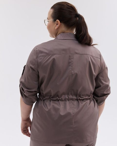 Медичний костюм жіночий Кейптаун какао +SIZE 585-521-6793 фото