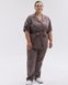 Медичний костюм жіночий Кейптаун какао +SIZE 585-521-6793 фото 1