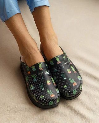 Обувь медицинская женская сабо Cactus Black с подошвой AirMax 1704724204 фото