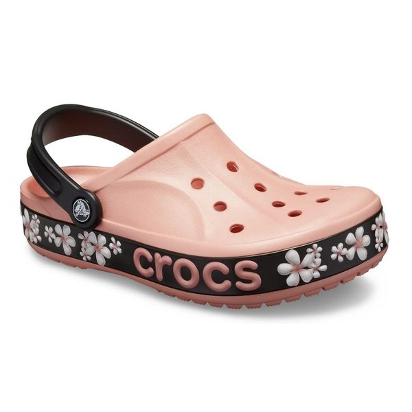 Обувь медицинская Crocs Bayaband Melon/Floral 306606-1 фото