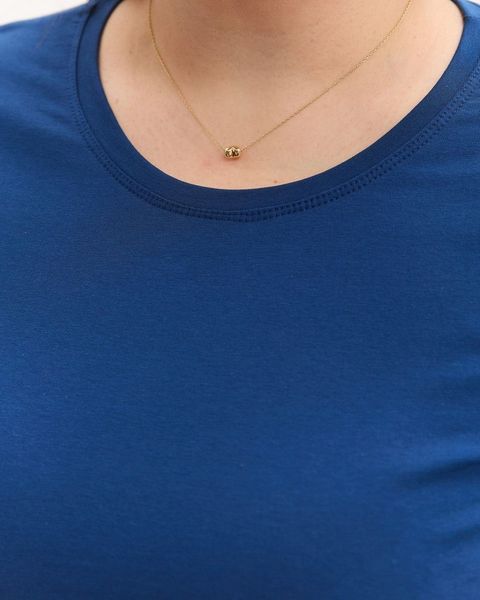 Медичний лонгслів жіночий синій +SIZE 623-322-951 фото