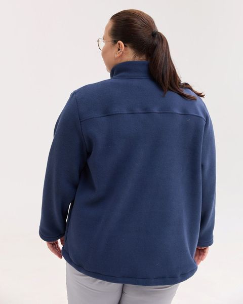 Медична кофта жіноча флісова Фінляндія синя +SIZE 608-322-881 фото