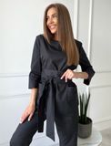 Жіночий медичний костюм Sunrise Black 1436-0 фото