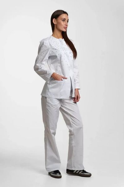 Жіночий медичний костюм Siren sparkle White 6743489 фото