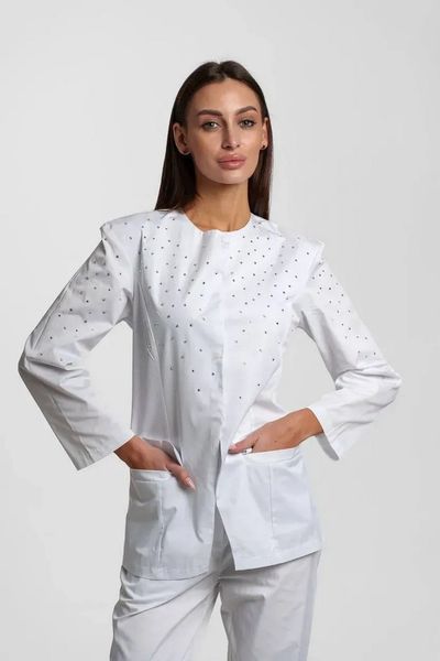 Жіночий медичний костюм Siren sparkle White 6743489 фото
