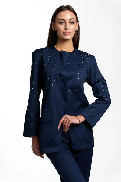 Женский медицинский костюм Siren sparkle Нави 987654325 фото