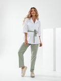 Женский медицинский костюм Classic White/Olive 251432-0 фото