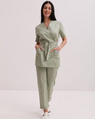 Женский медицинский костюм Киото фисташковый 519-396-679 фото
