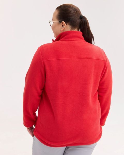 Медична кофта жіноча флісова Фінляндія червона +SIZE 608-434-881 фото