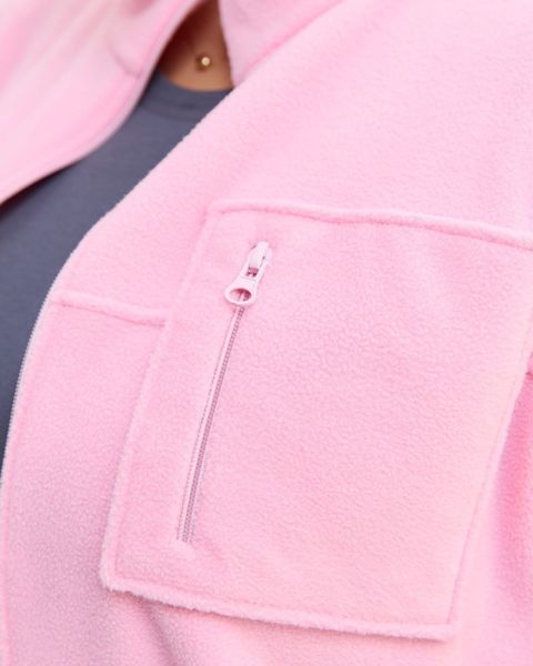 Медична кофта жіноча флісова Фінляндія рожева +SIZE 608-337-881 фото