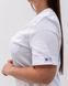 Медичний хірургічний костюм жіночий Марсель білий +SIZE 499-324-708 фото 6