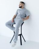Медицинский костюм мужской Денвер серый 1704725793 фото