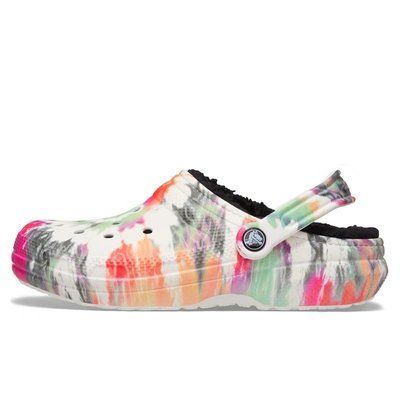 Взуття медичне Crocs Утеплені Classic Lined Tie Dye Multi/Black 8741410-60 фото