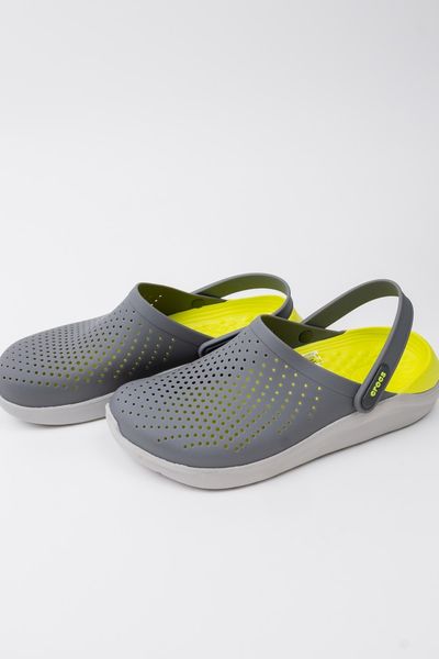 Взуття медичне Crocs LiteRide Clog Grey/Light Green 700404-1 фото