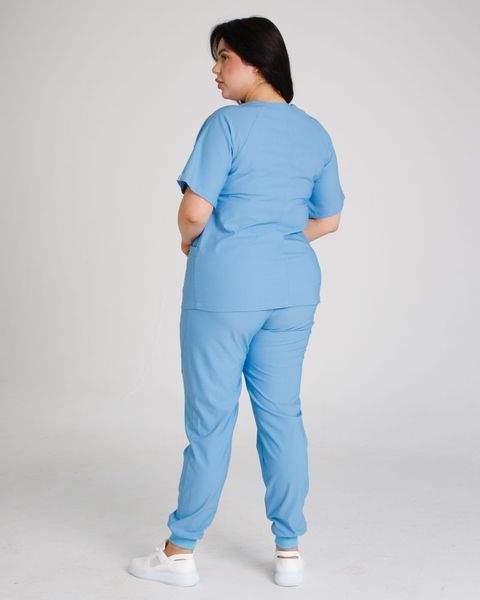Медичний хірургічний костюм жіночий Аризона блакитний +SIZE 505-333-924 фото