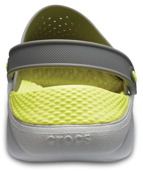 Взуття медичне Crocs LiteRide Clog Grey/Light Green 700404-1 фото