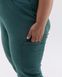 Медичні штани жіночі джогери стрейч зелені +SIZE 503-350-7301 фото 4