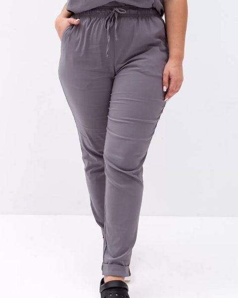Медичний хірургічний костюм жіночий Марсель сірий +SIZE 499-328-7081 фото