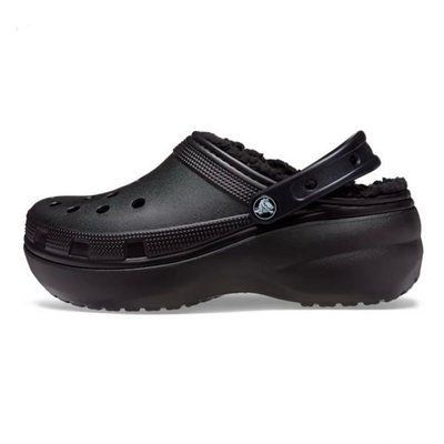 Взуття медичне Crocs Classic Platform Lined Black 8741410-69 фото
