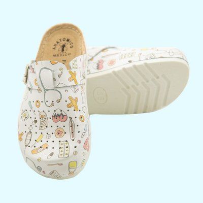 Медичне сабо жіноче шкіряне Medicine D-312 26212 фото