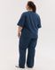 Медичний костюм жіночий Чикаго синій +SIZE 628-322-996 фото 6