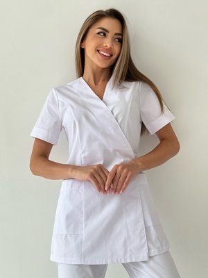 Женский медицинский костюм Modern White 1458-5 фото